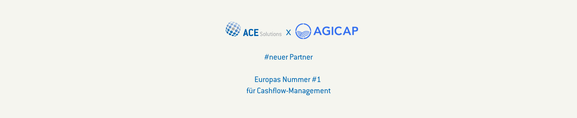 ACE Solutions verkündet Partnerschaft mit Agicap: Eine neue Ära der ...